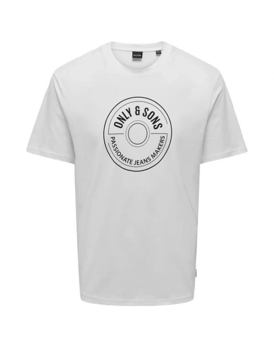 Logo Baskılı Erkek T-Shirt