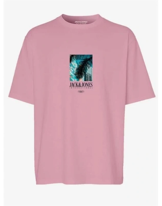 Manzara Baskılı Erkek T-Shirt