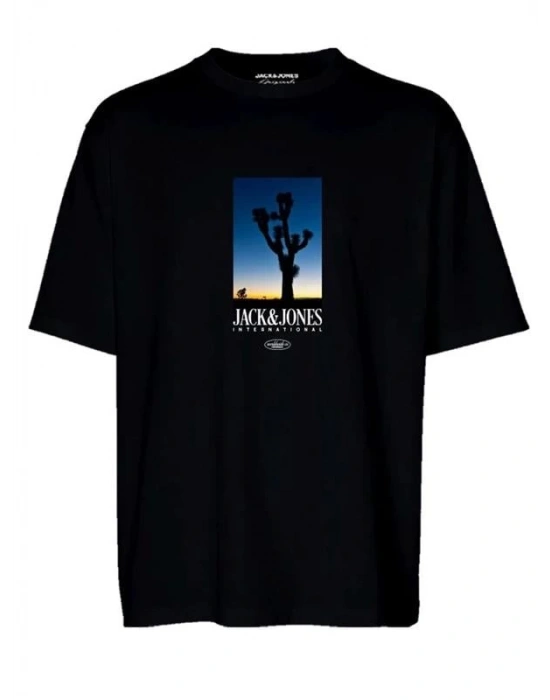 Manzara Baskılı Erkek T-Shirt