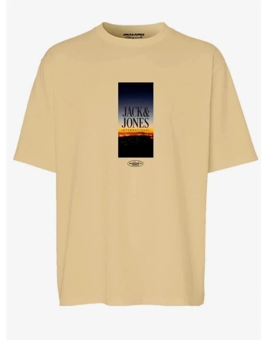 Manzara Baskılı Erkek T-Shirt