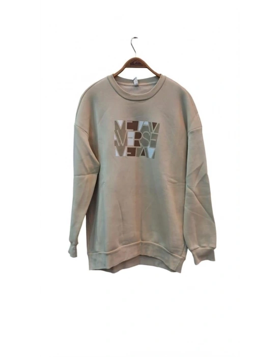 Metaverse Baskı Sweatshirt