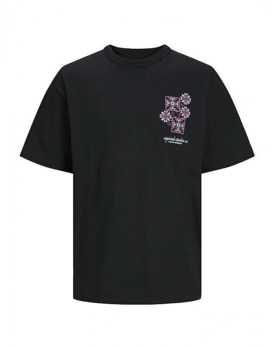 Nakış Detaylı Basic Erkek T-Shirt