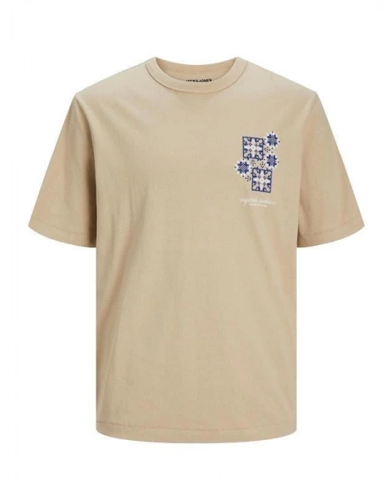 Nakış Detaylı Basic Erkek T-Shirt