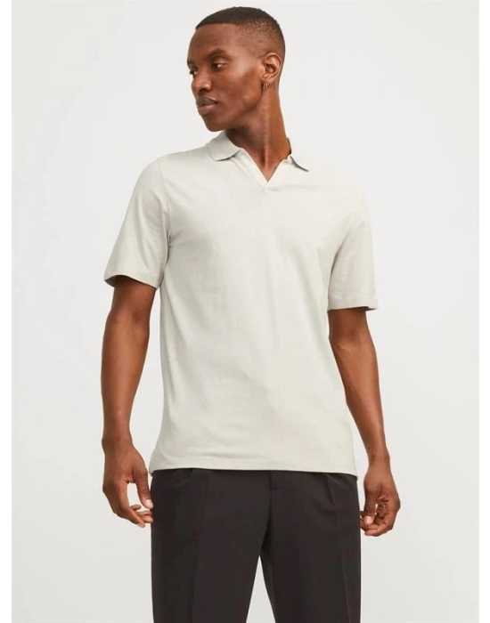 Organik Pamuk Basic Erkek Polo Yaka T-Shirt