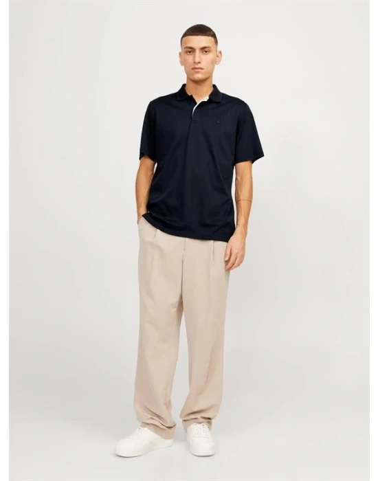 Organik Pamuk Basic Erkek Polo Yaka T-Shirt