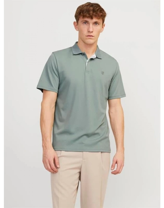 Organik Pamuk Basic Erkek Polo Yaka T-Shirt