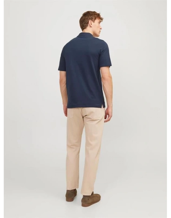 Organik Pamuk Basic Erkek Polo Yaka T-Shirt