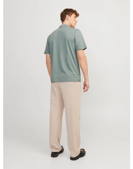 Organik Pamuk Basic Erkek Polo Yaka T-Shirt