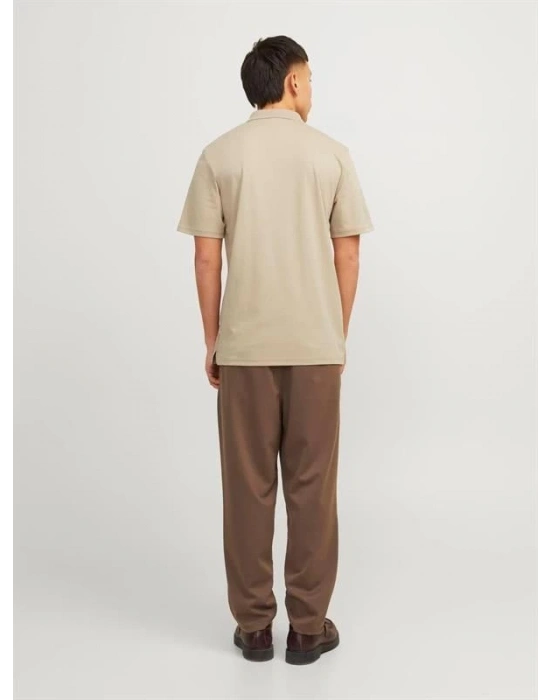 Organik Pamuk Basic Erkek Polo Yaka T-Shirt