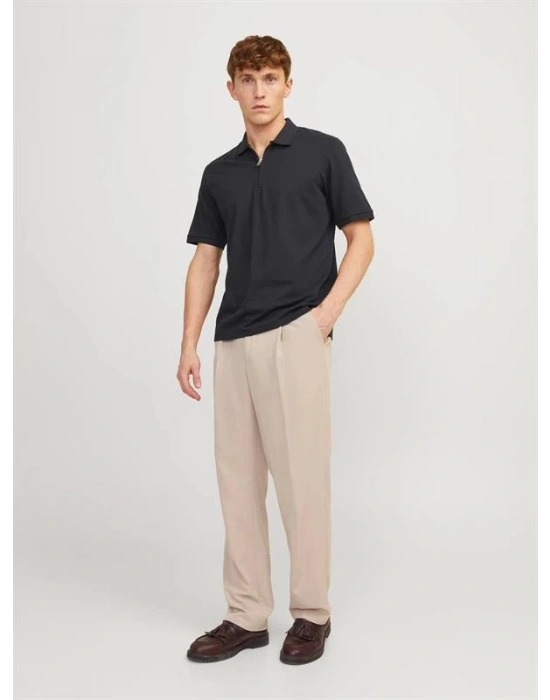 Organik Pamuk Basic Erkek Polo Yaka T-Shirt