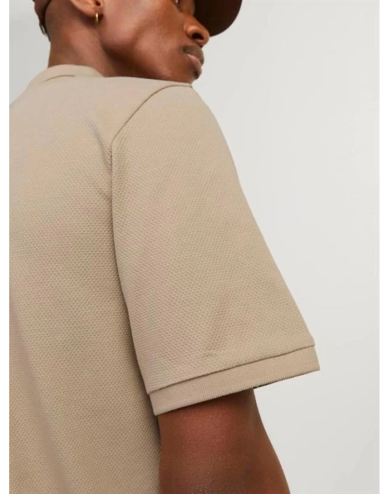 Organik Pamuk Basic Erkek Polo Yaka T-Shirt