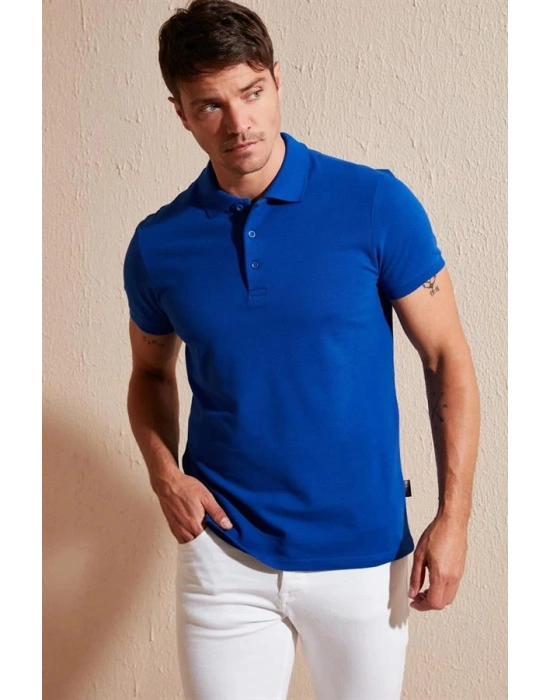 Organik Pamuk Erkek Polo Yaka T-Shirt