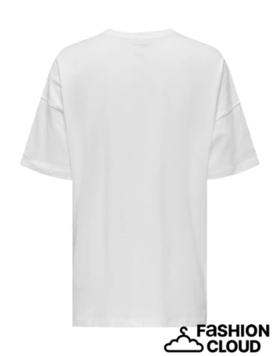 Oversize Organik Pamuk Kadın T-Shirt