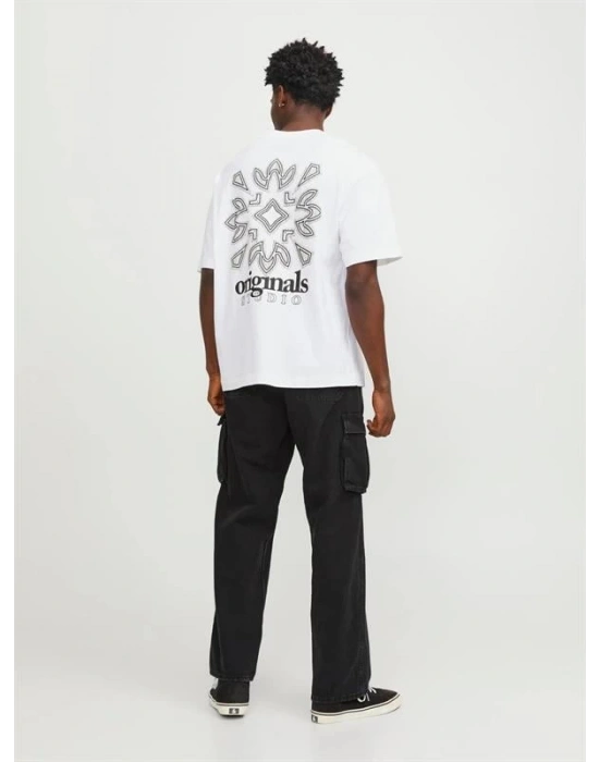 Oversize Sırt Baskılı Erkek T-Shirt
