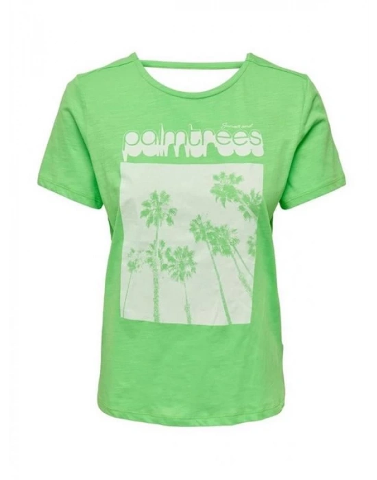 Palmtrees Sırt Dekolteli T-Shirt