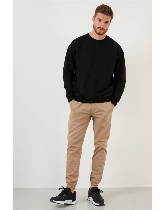 Pike Kumaş Oversize Sweatshirt