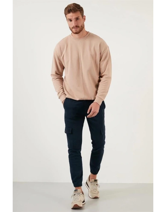 Pike Kumaş Oversize Sweatshirt