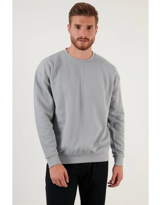 Pike Kumaş Oversize Sweatshirt