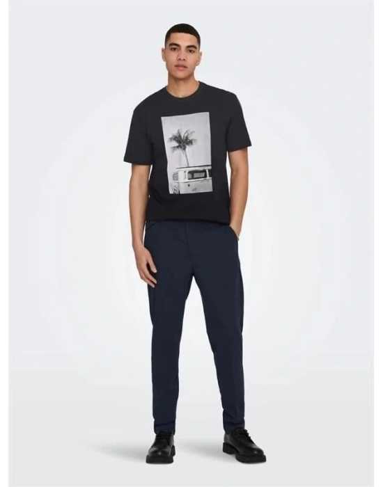 Regular Fit Bisiklet Yaka Erkek T-Shirt