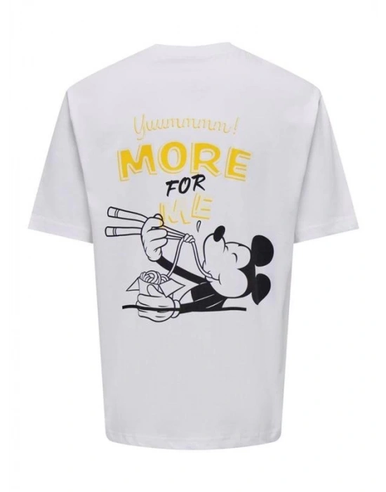 Sırt Baskı Mickey Model T-Shirt