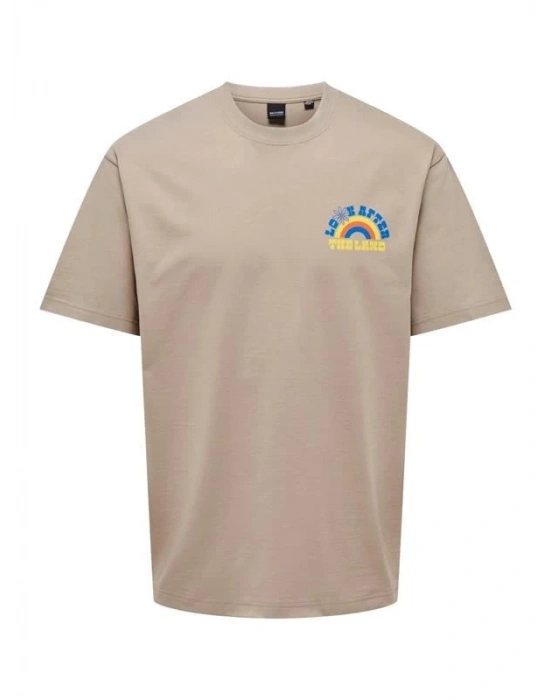 Sırt Baskılı Erkek T-Shirt