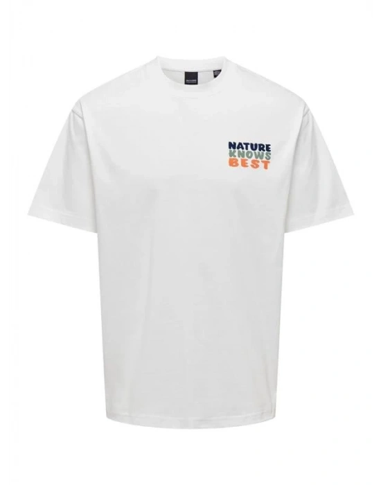 Sırt Baskılı Erkek T-Shirt