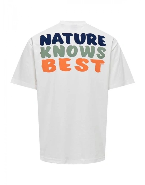 Sırt Baskılı Erkek T-Shirt