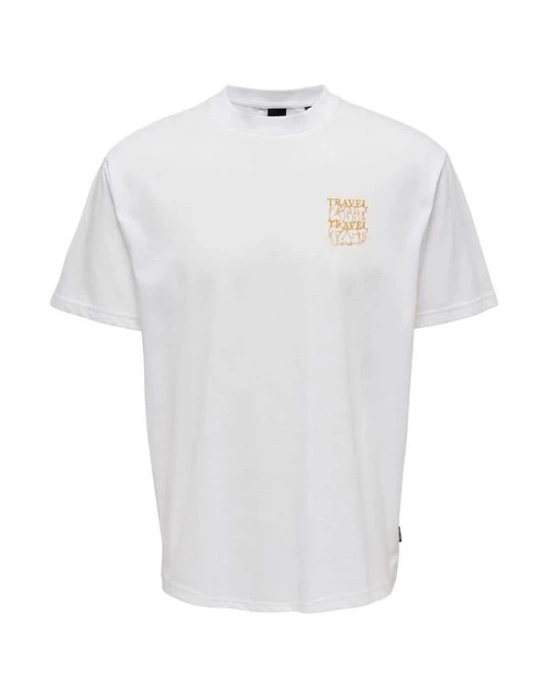 Sırt Baskılı Erkek T-Shirt