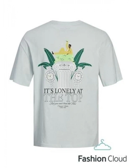 Sırt Baskılı Oversize Erkek T-Shirt