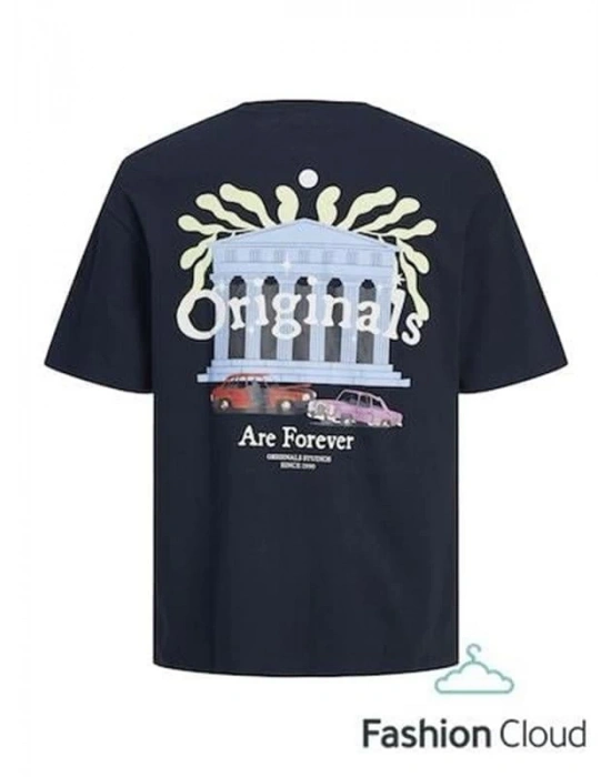 Sırt Baskılı Oversize Erkek T-Shirt