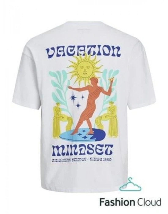 Sırt Baskılı Oversize Erkek T-Shirt