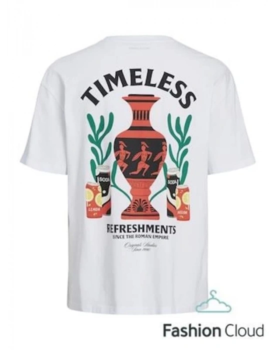 Sırt Baskılı Oversize Erkek T-Shirt