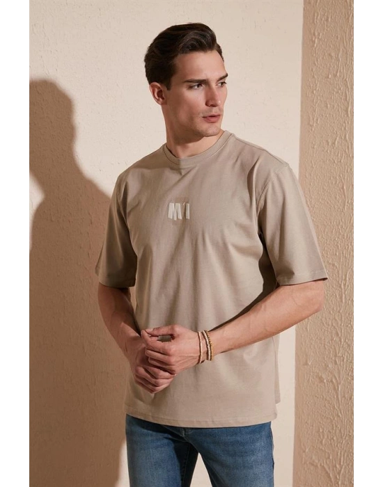 Sırt Baskılı Oversize T-Shirt