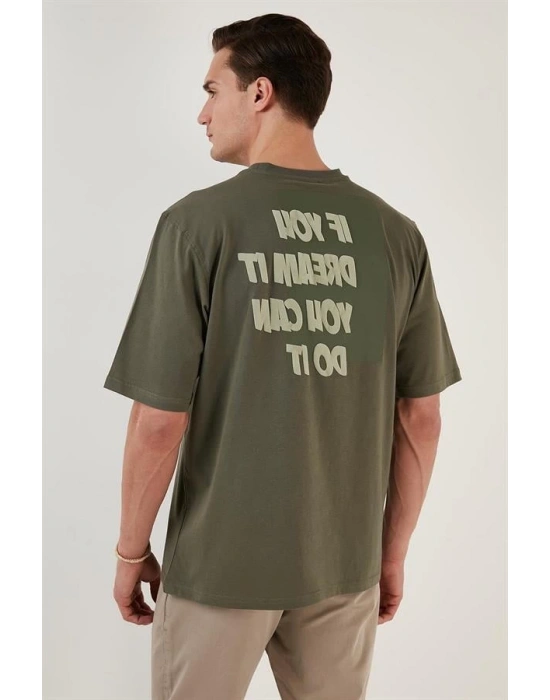 Sırt Baskılı Oversize T-Shirt