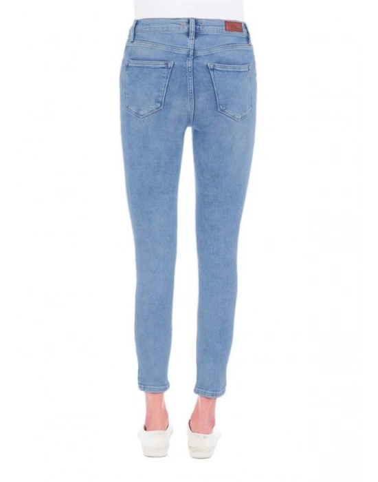 Tanya X Yüksek Bel Dar Paça Jean