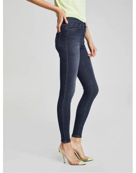 Tanya X Yüksek Bel Dar Paça Jean