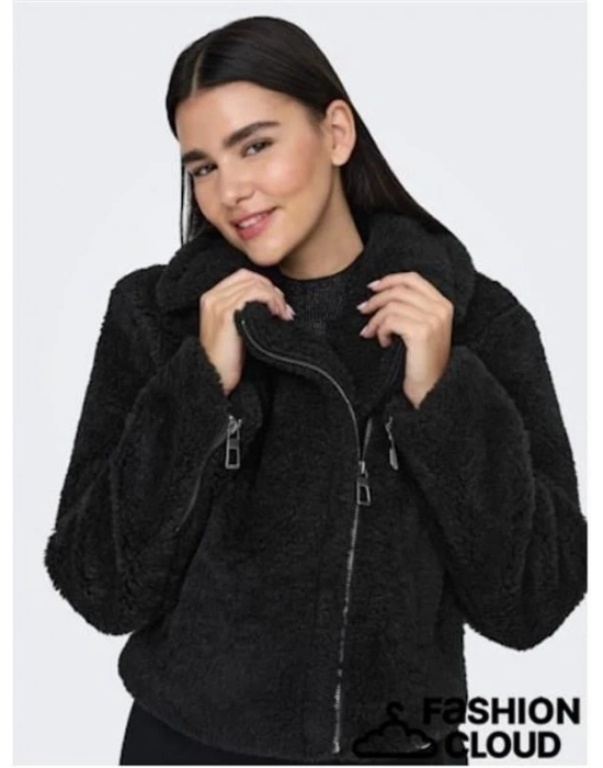Ultra Yumuşak Peluş Kadın Ceket
