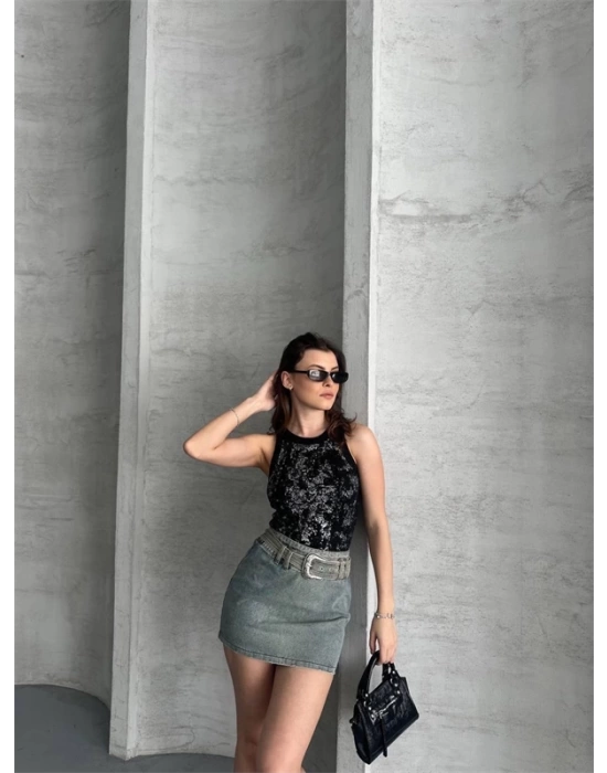 Varaklı bluz