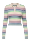 15340979 Polo Yaka Crop Kadın Kazak
