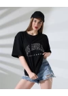 Angeles Baskılı Kadın T-Shirt