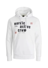 Baskılı Kapüşonlu Sweatshirt