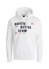 Baskılı Kapüşonlu Sweatshirt
