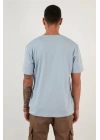 Bisiklet Yaka Relax Fit Erkek T- Shirt Siyah Beyaz