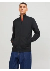 Cep Detaylı Pamuk Fermuarlı Sweatshirt