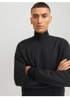 Cep Detaylı Pamuk Fermuarlı Sweatshirt