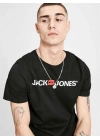 JJ 12137126 Baskılı Basic Erkek T-Shirt