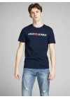 JJ 12137126 Baskılı Basic Erkek T-Shirt