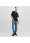 JJ 12234746 Basıc Bisiklet Yaka Erkek T-Shirt