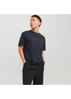 JJ 12234746 Basıc Bisiklet Yaka Erkek T-Shirt
