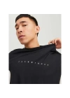 JJ 12234746 Basıc Bisiklet Yaka Erkek T-Shirt
